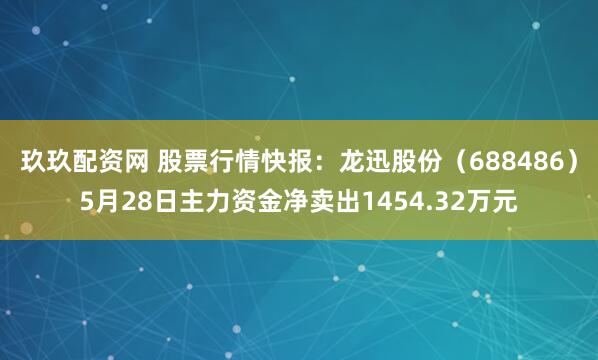 玖玖配资网 股票行情快报：龙迅股份（688486）5月28日主力资金净卖出1454.32万元