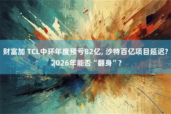财富加 TCL中环年度预亏82亿, 沙特百亿项目延迟? 2026年能否“翻身”?